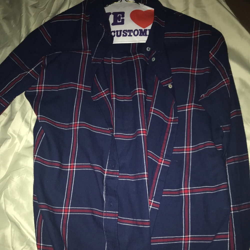Plaid top
